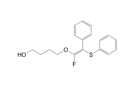 2-(Hydroxybutyloxy)-2-fluoro-1-phenylvinyl phenyl sulfide