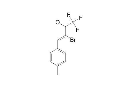 (Z)-4,4,4-TRIFLUORO-3-HYDROXY-2-BROMO-1-(4-METHYLPHENYL)-BUT-1-ENE