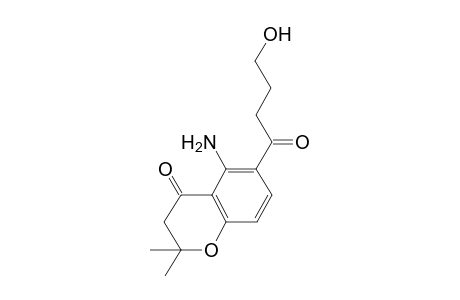 2,2-Dimethyl-5-amino-6-(4'-hydroxybutyryl)-4-chromone