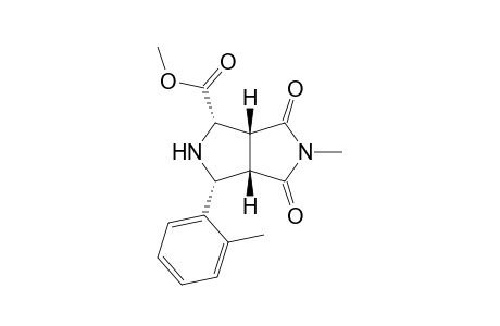 Methyl (1S,3R,3aS,6aR)-5-methyl-3-(o-tolyl)-4,6-dioxooctahydropyrrolo[3,4-c]pyrrole-1-carboxylate