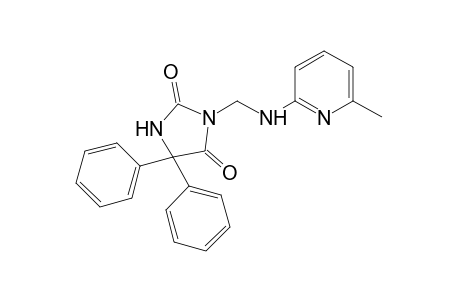 5,5-diphenyl-3-{[6-methyl-2-pyridyl)amino]methyl}hydantoin
