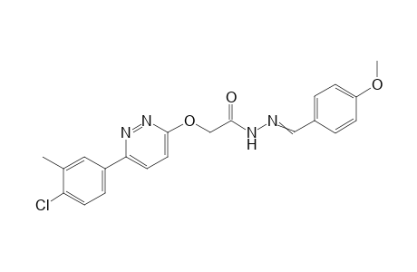 2-((6-(4-Chloro-3-methylphenyl)pyridazin-3-yl)oxy)-N-(4-methoxybenzylidene)acetohydrazide