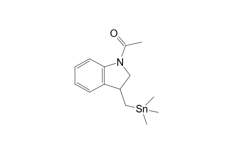 1-[3-(trimethylstannylmethyl)-2,3-dihydroindol-1-yl]ethanone