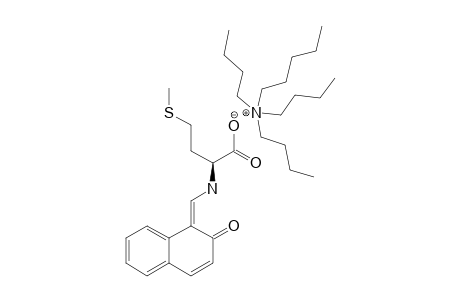 N-(2-OXONAPHTHYLIDENE)-L-METHINIONE-TETRABUTYLAMMONIUM-SALT