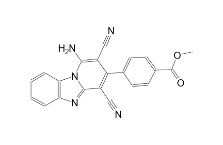 benzoic acid, 4-(1-amino-2,4-dicyanopyrido[1,2-a]benzimidazol-3-yl)-,methyl ester