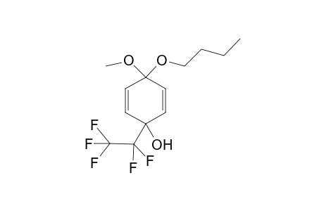 4-Butoxy-4-methoxy-4-(1,1,2,2,2-pentafluoroethyl)-2,5-cyclohexadienone