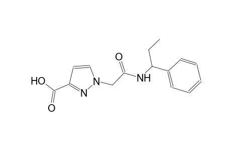 1H-pyrazole-3-carboxylic acid, 1-[2-oxo-2-[(1-phenylpropyl)amino]ethyl]-