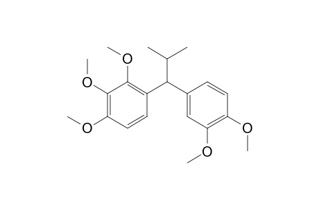 1-(2,3,4-Trimethoxyphenyl)-1-(3,4-dimethoxyphenyl)-2-methylpropane