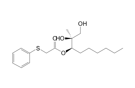 (1R)-1-[1(S)-1,2-Dihydroxy-1-methylethyl]heptyl (Phenylsulfonyl)acetate