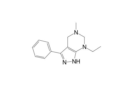 7-Ethyl-5-methyl-3-phenyl-4,6-dihydro-2H-pyrazolo[3,4-d]pyrimidine
