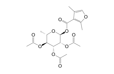 2,4-Dimethyl-3-furanylcarbonyl - 2,3,4-tris( O-Acetyl) .alpha.-L-rhamnopyranoside