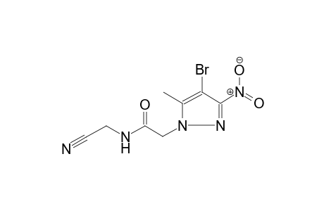 2-(4-bromo-5-methyl-3-nitro-1H-pyrazol-1-yl)-N-(cyanomethyl)acetamide