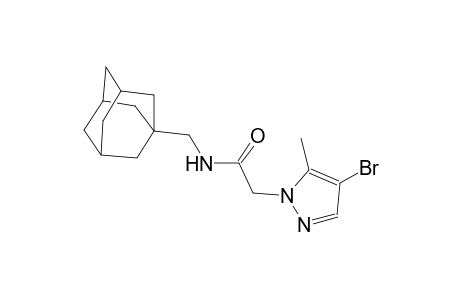 N-(1-adamantylmethyl)-2-(4-bromo-5-methyl-1H-pyrazol-1-yl)acetamide