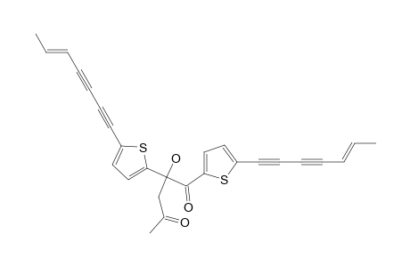 XANTHOPAPPIN_C;1,2-BIS-[5-(E)-HEPT-5-ENE-1,3-DIYNYLTHIOPHEN-2-YL]-2-HYDROXYPENTANE-1,4-DIONE