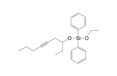 Silane, diphenylethoxy(non-5-yn-3-yloxy)-