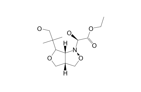ETHYL-(1'S,2R,5'R,8'S)-HYDROXY-[2'-(1''-HYDROXY-2''-METHYLPROPAN-2''-YL)-3',7'-DIOXA-2'-AZABICYCLO-[3.3.0]-OCTAN-8-YL-ACETATE