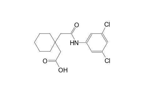cyclohexaneacetic acid, 1-[2-[(3,5-dichlorophenyl)amino]-2-oxoethyl]-