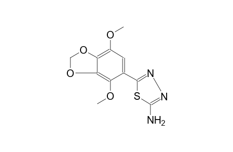 1,3,4-thiadiazol-2-amine, 5-(4,7-dimethoxy-1,3-benzodioxol-5-yl)-