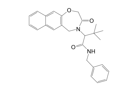 N-Benzyl-2-(tert-butyl)-2-(3-oxo-2,3-dihydronaphtho[2,3-f][1,4]oxazepin-4(5H)-yl)acetamide