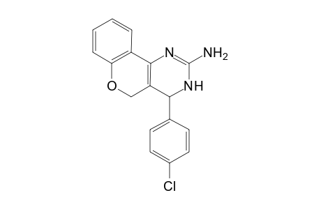2-Amino-4-(4-chlorophenyl)-3,4-dihydro-(5H)-[1]benzopyrano[4,3-c]pyrimidine