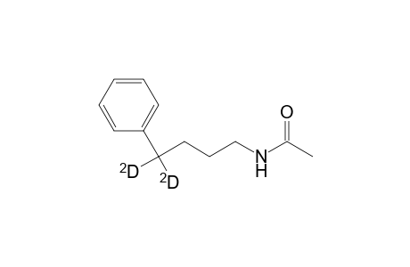 N-acetyl-4,4-dideuterio-4-phenylbutylamine