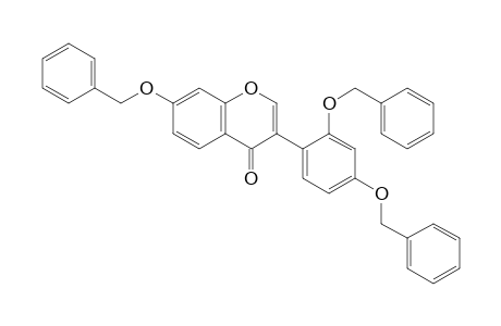 4H-1-Benzopyran-4-one, 3-[2,4-bis(phenylmethoxy)phenyl]-7-(phenylmethoxy)-
