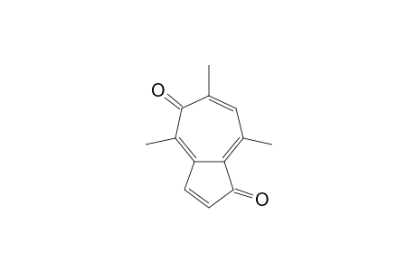 1,5-Azulenedione, 4,6,8-trimethyl-