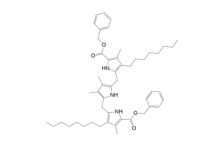 2,5-Bis[5-benzyloxycarbonyl-4-methyl-3-octyl-1H-pyrrole-2-ylmethyl]-3,4-dimethylpyrrole