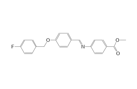 benzoic acid, 4-[[(E)-[4-[(4-fluorophenyl)methoxy]phenyl]methylidene]amino]-, methyl ester