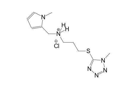 1H-pyrrole-2-methanaminium, 1-methyl-N-[3-[(1-methyl-1H-tetrazol-5-yl)thio]propyl]-, chloride