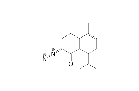 9-Diazo-2-isopropyl-5-methylbicyclo[4.4.0]dec-4-en-10-one