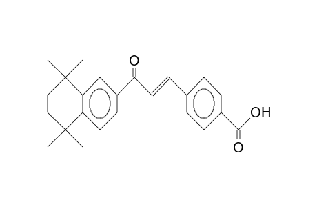 1,1,4,4-Tetramethyl-6-(trans-3-[4-carboxy-phenyl]-1-oxo-2-propenyl-1)-tetraline
