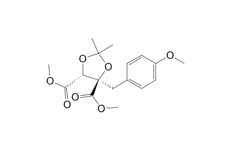 1,3-Dioxolane-4,5-dicarboxylic acid, 4-[(4-methoxyphenyl)methyl]-2,2-dimethyl-, dimethyl ester, (4R-trans)-