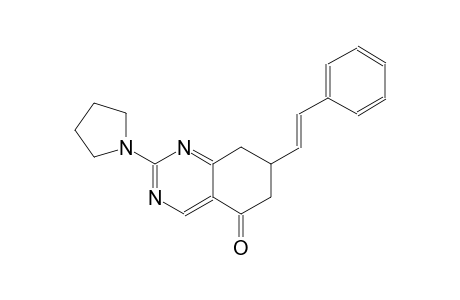 5(6H)-quinazolinone, 7,8-dihydro-7-[(E)-2-phenylethenyl]-2-(1-pyrrolidinyl)-