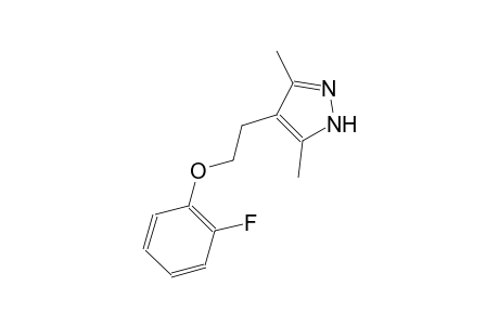 2-(3,5-dimethyl-1H-pyrazol-4-yl)ethyl 2-fluorophenyl ether