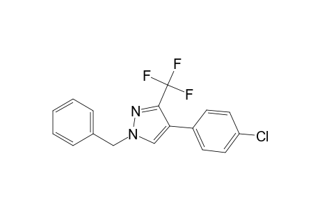 1-Benzyl-4-(4-chlorophenyl)-3-(trifluoromethyl)pyrazole