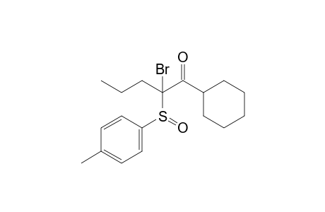 2-Bromo-1-cyclohexyl-2-(p-tolylsulfinyl)-1-pentanone