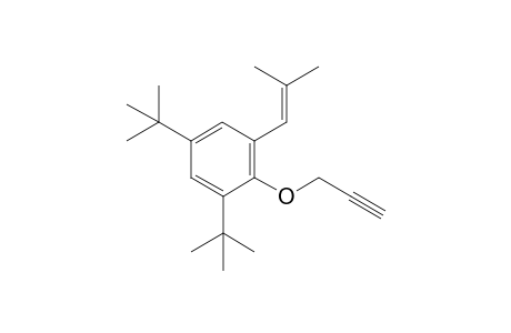 1,5-ditert-butyl-3-(2-methylprop-1-enyl)-2-prop-2-ynoxy-benzene