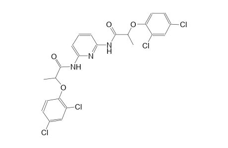 2-(2,4-dichlorophenoxy)-N-(6-{[2-(2,4-dichlorophenoxy)propanoyl]amino}-2-pyridinyl)propanamide