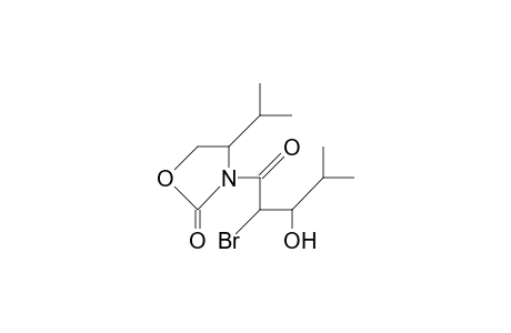 (2(R)-Bromo-3(S)-hydroxy-4-methyl-pentanoyl)-4(S)-isopropyl-2-oxazolidinone