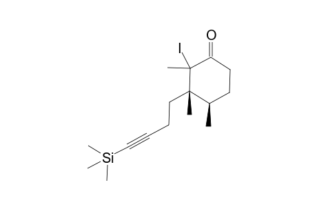 (3S,4R)-2-iodanyl-2,3,4-trimethyl-3-(4-trimethylsilylbut-3-ynyl)cyclohexan-1-one