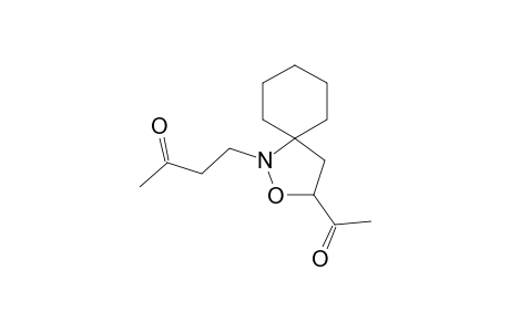2-(3'-Oxobutyl)-3,3-spiropentamethylene-5-acetylisoxazolidine