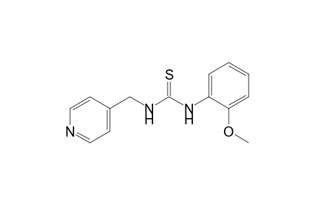 1-(o-methoxyphenyl)-3-[(4-pyridyl)methyl]-2-thiourea