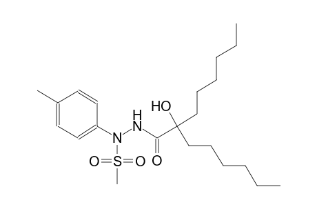 methanesulfonic acid, 2-(2-hexyl-2-hydroxy-1-oxooctyl)-1-(4-methylphenyl)hydrazide