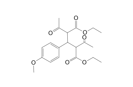 Diethyl 2,4-diacetyl-3-(4-methoxyphenyl)pentanedioate