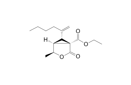 1-ETHOXYCARBONYL-4-METHYL-6-(1-HEXEN-2-YL)-3-OXABICYCLO[3.1.0]HEXAN-2-ONE