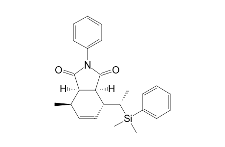 1H-Isoindole-1,3(2H)-dione, 4, [1-(dimethylphenylsilyl)ethyl]-3a,4,7,7a-tetrahydro-7-methyl-2-phenyl-, [3a.alpha.,4.beta.(S*),7.beta.,7a.alpha.]-(.+-.)-
