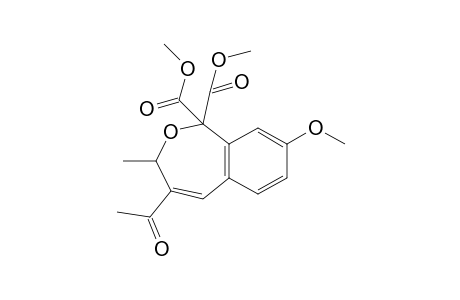 Dimethyl 4-Acetyl-8-methoxy-3-methyl-2-benzoxepine-1,1(3H)-dicarboxylate