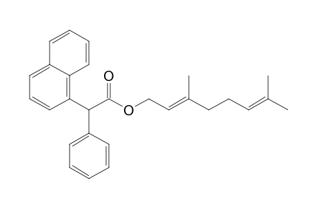3,7-Dimethyl-2,6-octadienyl 2'-(1''-naphthyl)-2'-phenylethanoate