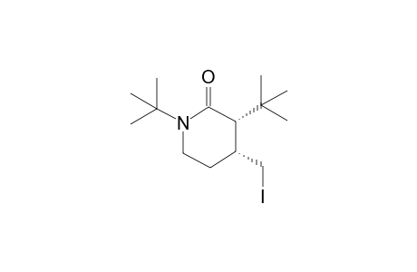 (3S*,4R*)-1,3-Di-tert-Butyl-4-(iodomethyl)piperidin-2-one